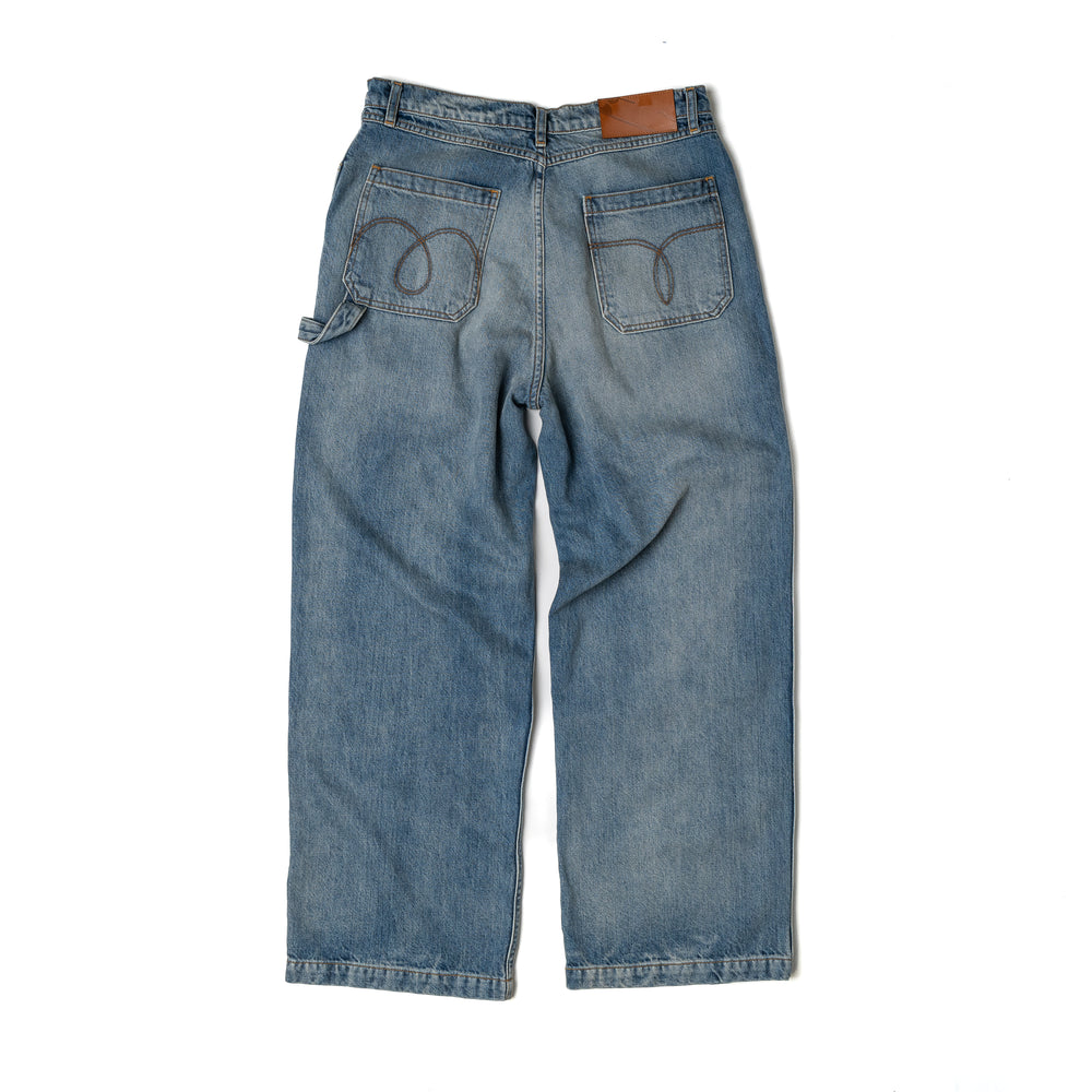 M.T. Pocket Jeans - Stonewash Blue