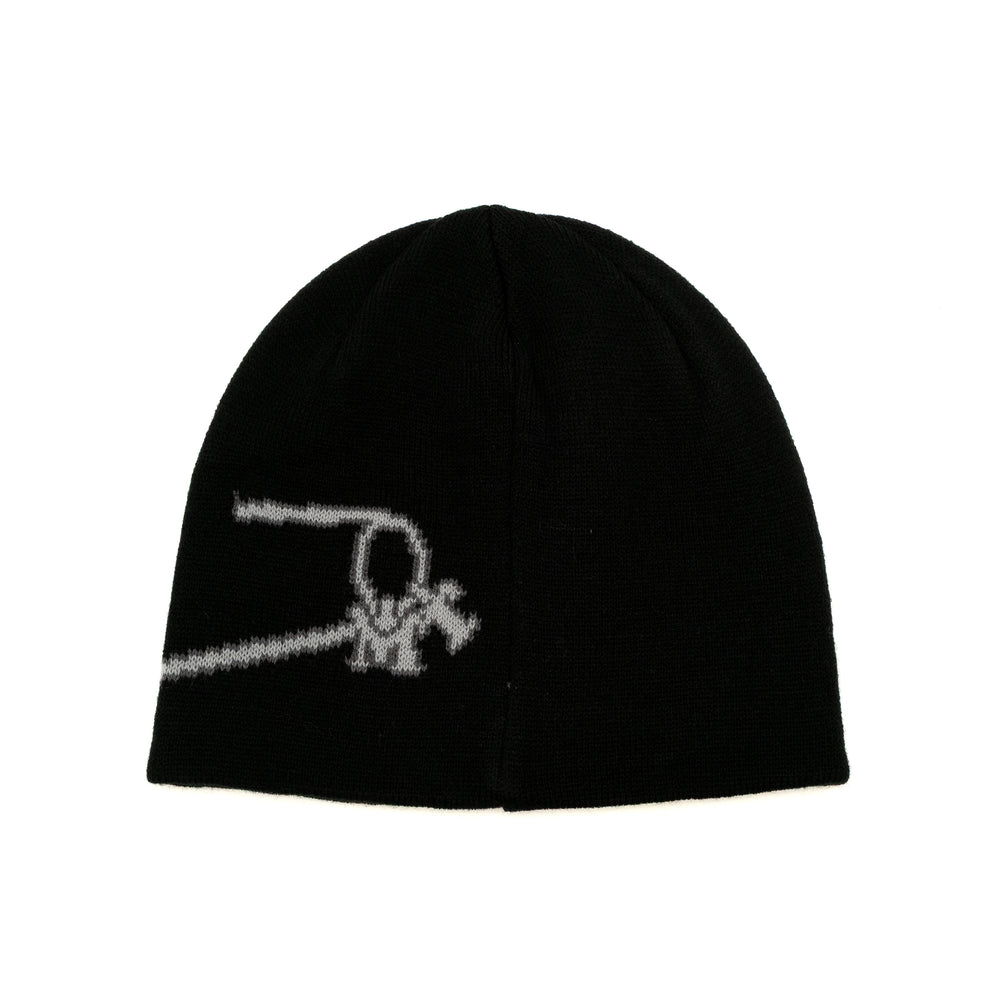 Pin Charm Skull Cap - Black