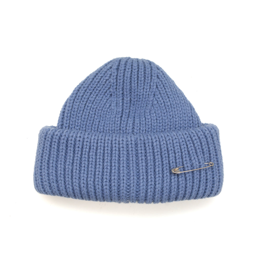 Skull Beanie - French Blue