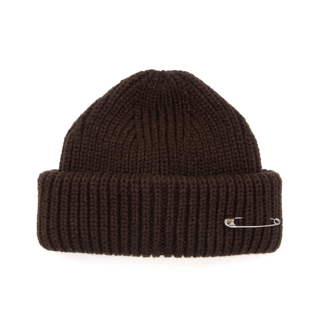Skull Beanie - Chocolate