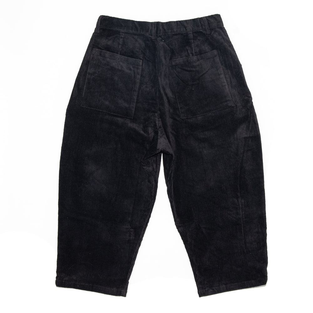 Everyday Crop Corduroy Pants - Black