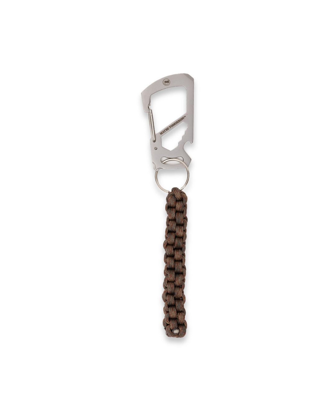 Utility Tool Paracord Carabiner - Brown