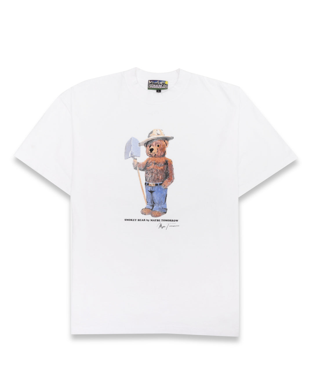 Smokey The Polo Bear Tee - White