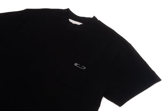 "Peace Pin" Pocket Tee - Black