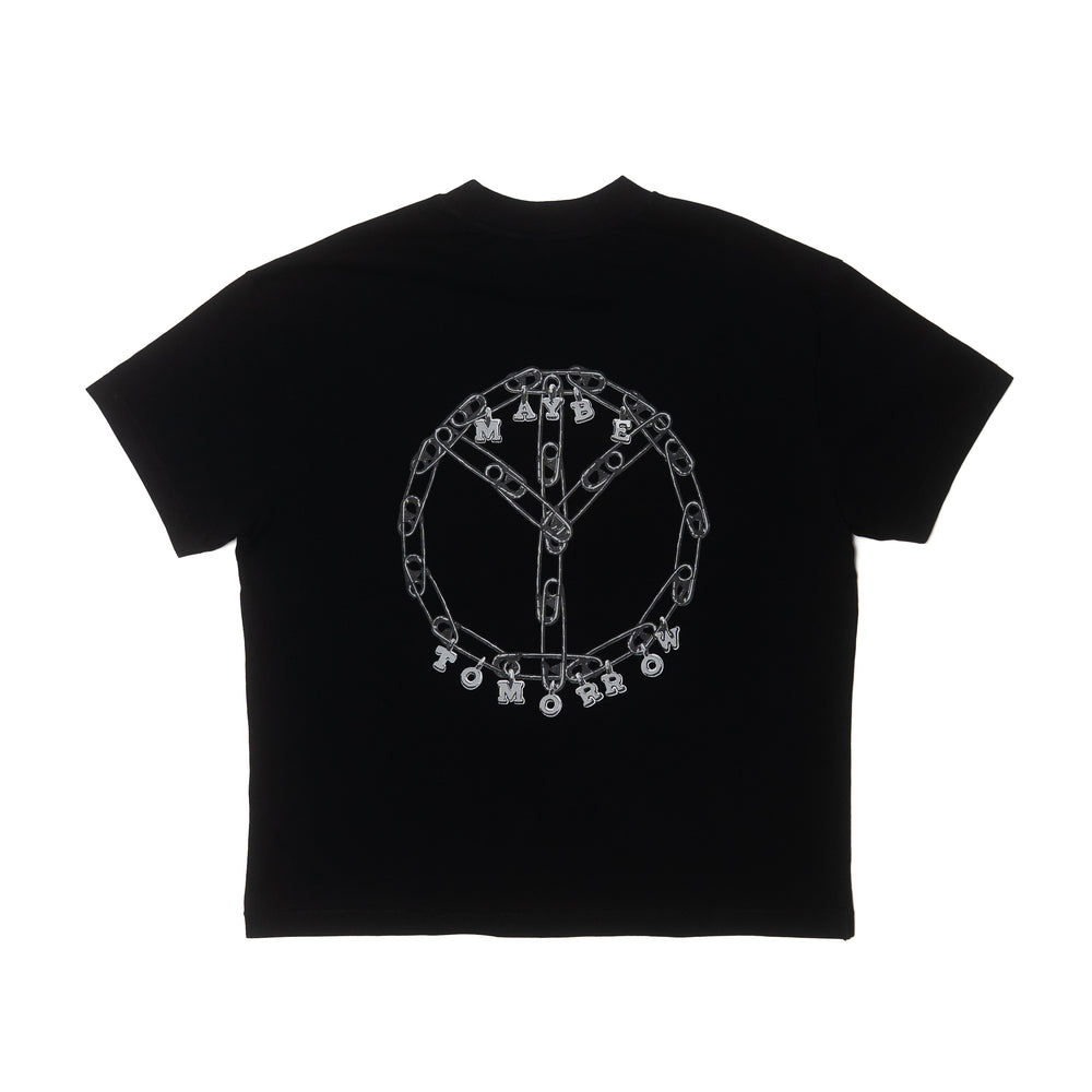 "Peace Pin" Pocket Tee - Black