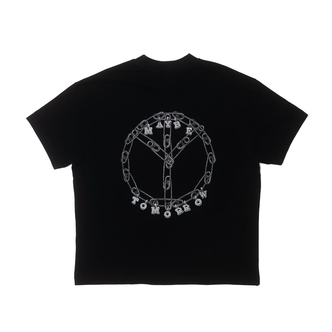 "Peace Pin" Pocket Tee - Black