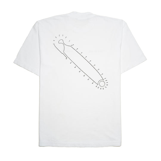 Fill in the “Blank” Tee - White