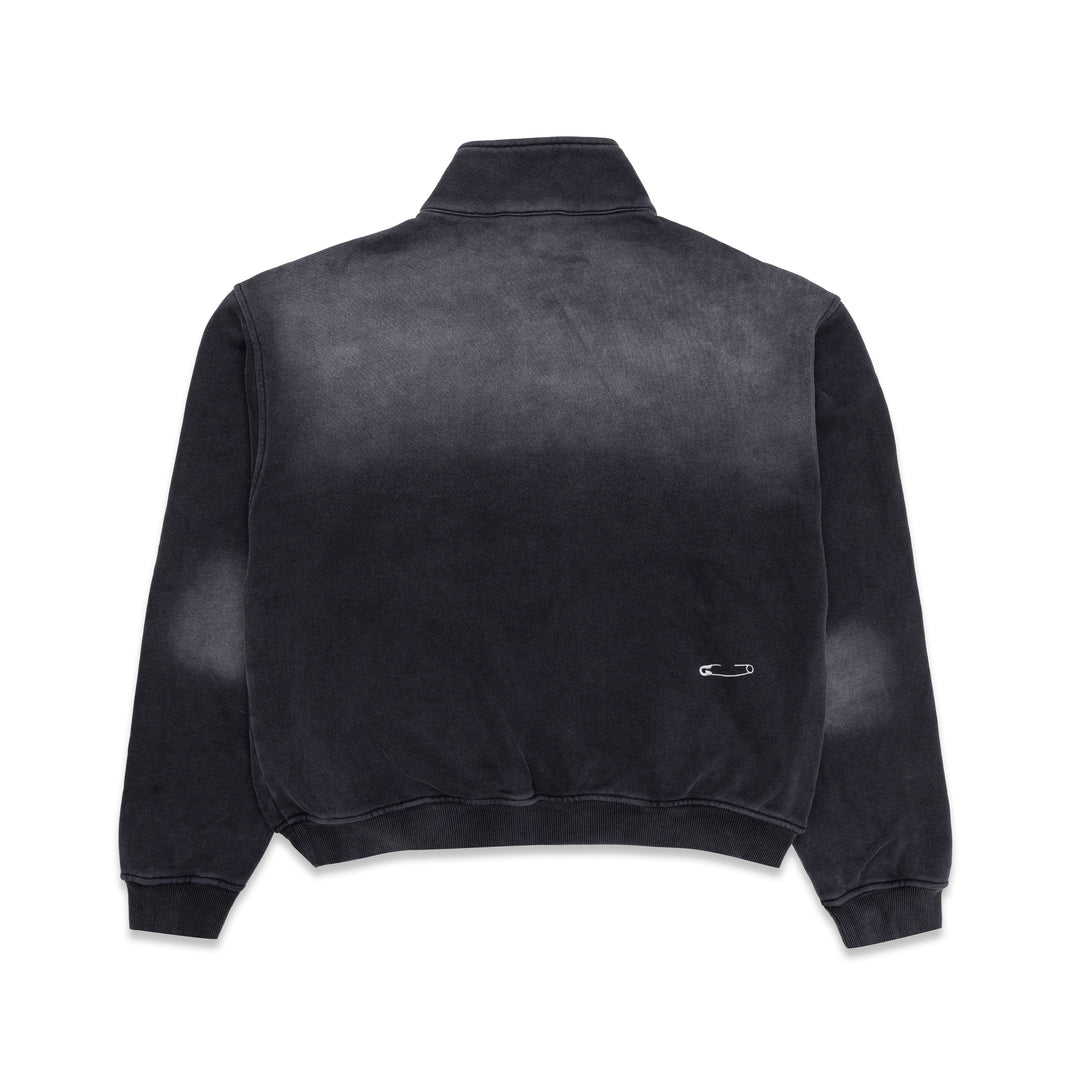 Warm Up Half Zip Sweater - Carbon Black