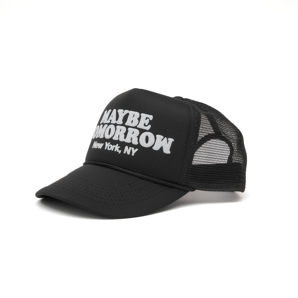 NY Tourist Trucker Hat - Black