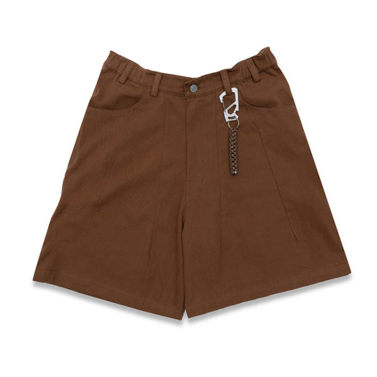Flair Skirt Shorts - Brown
