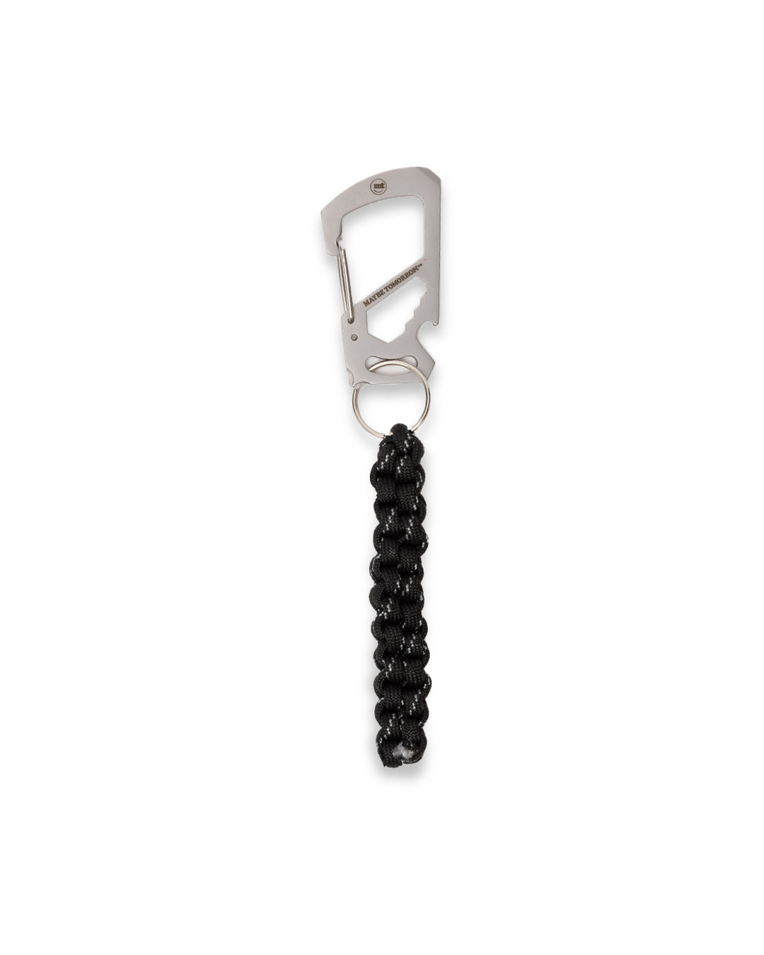 Utility Tool Paracord Carabiner - Black