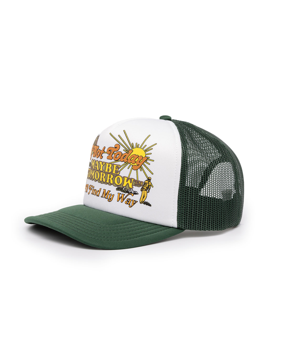 Journey Trucker Hat - Forest Green – Maybe Tomorrow