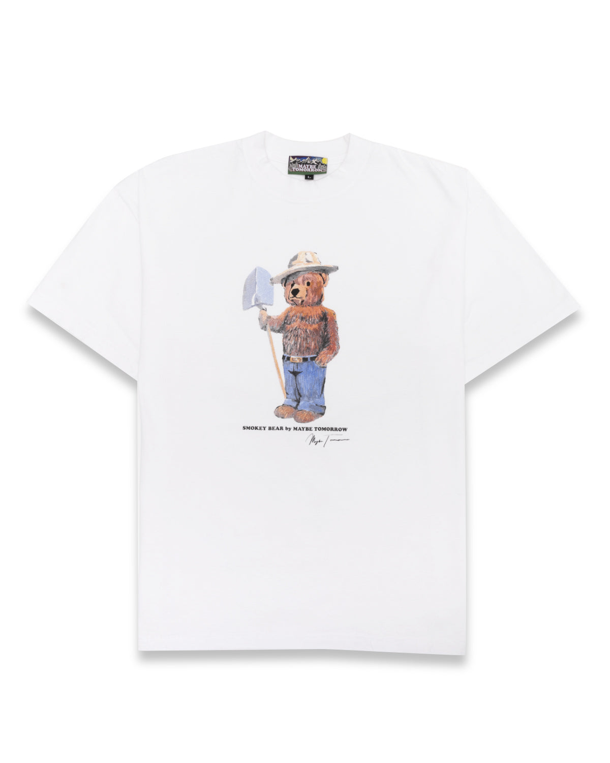 White polo outlet bear shirt