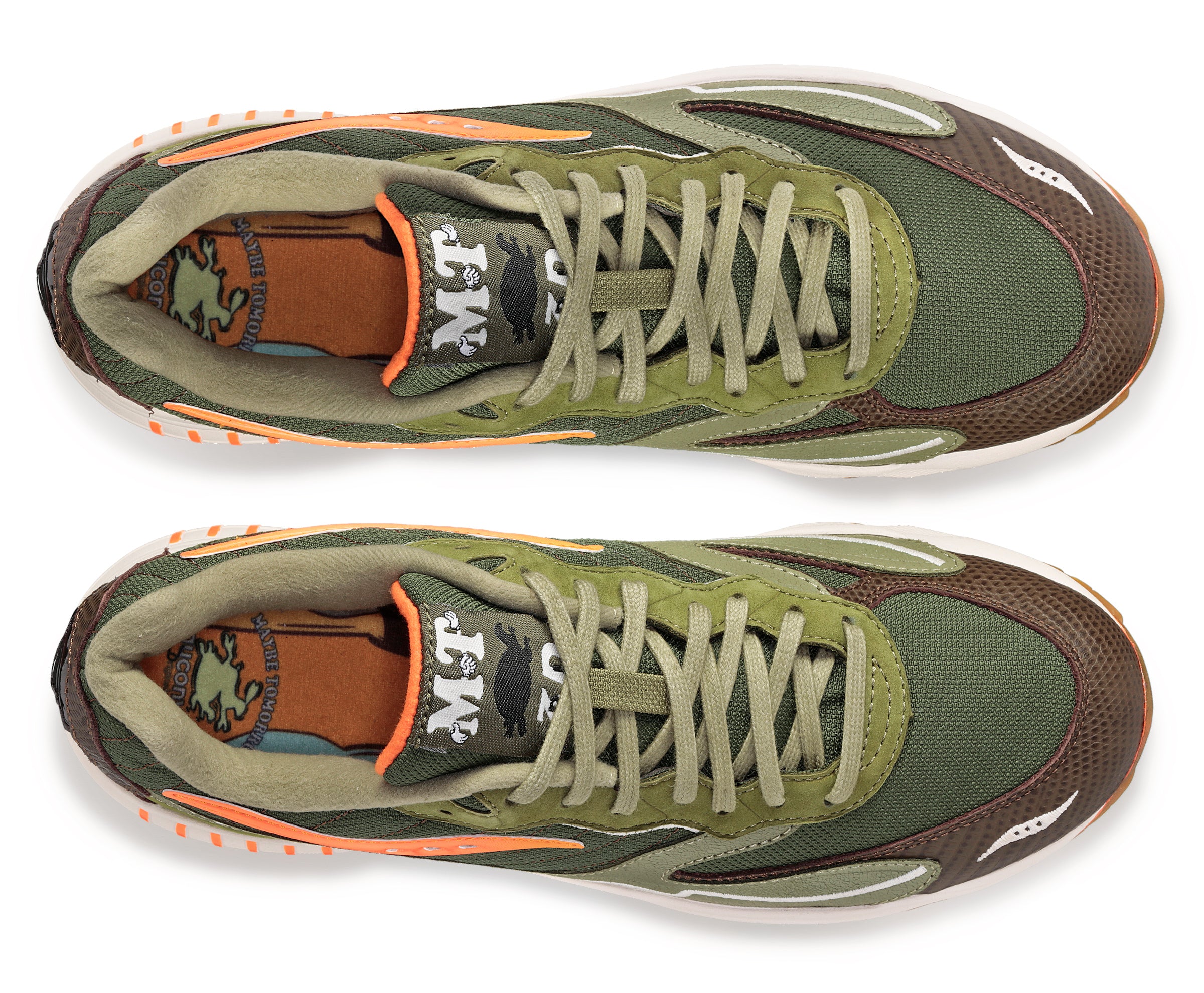 サッカニー メイビートゥモロー Grid 3D Tortoise 27.5 Saucony 3D Grid Hurricane Maybe Tomorrow Tortoise Men's